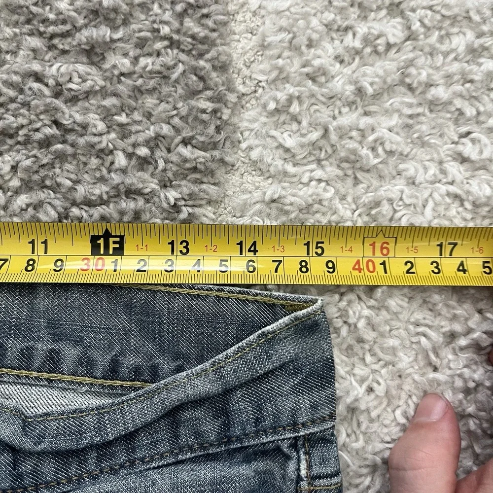 Levis 514 Jeans 30x32 Blue Straight Leg Slim‎ Fit Med Wash Distressed Grunge